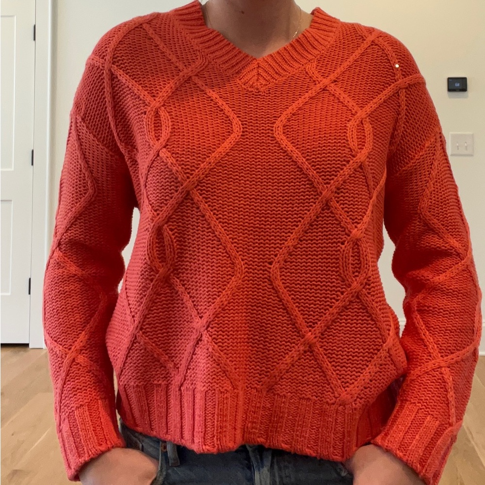 Orange Sweater